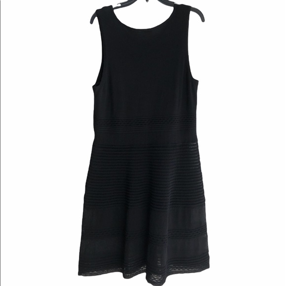 Vera Wang Sheer Knit Dress - Picture 3 of 10